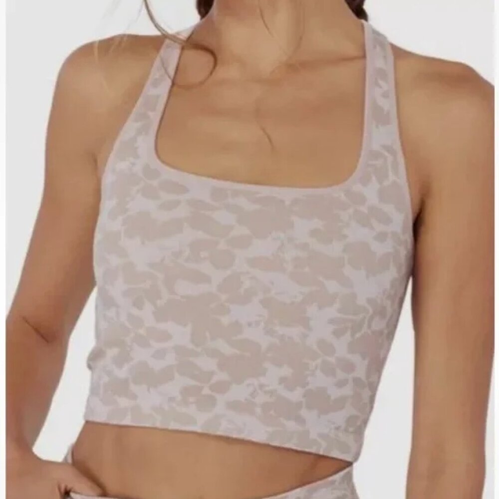 Spiritual Gangster Athena Jacquard Longline Bra Size M/L